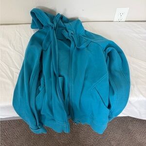 Athleta Teal Fleece Jacket